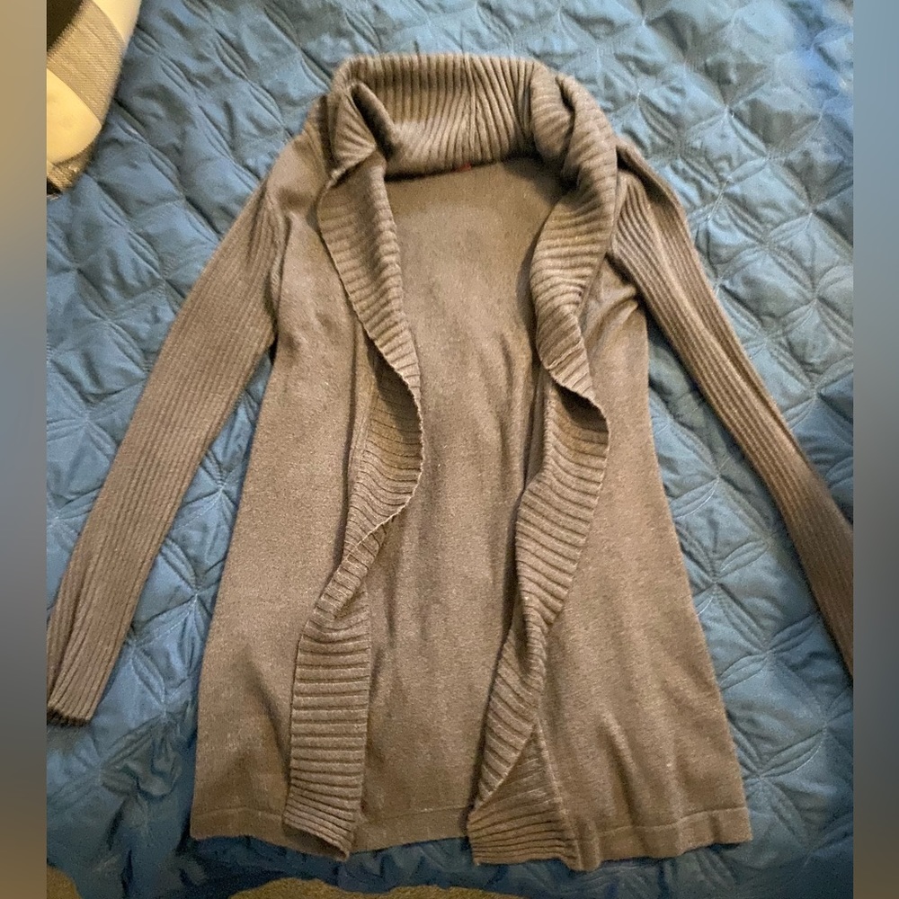 Long sweater cardigan